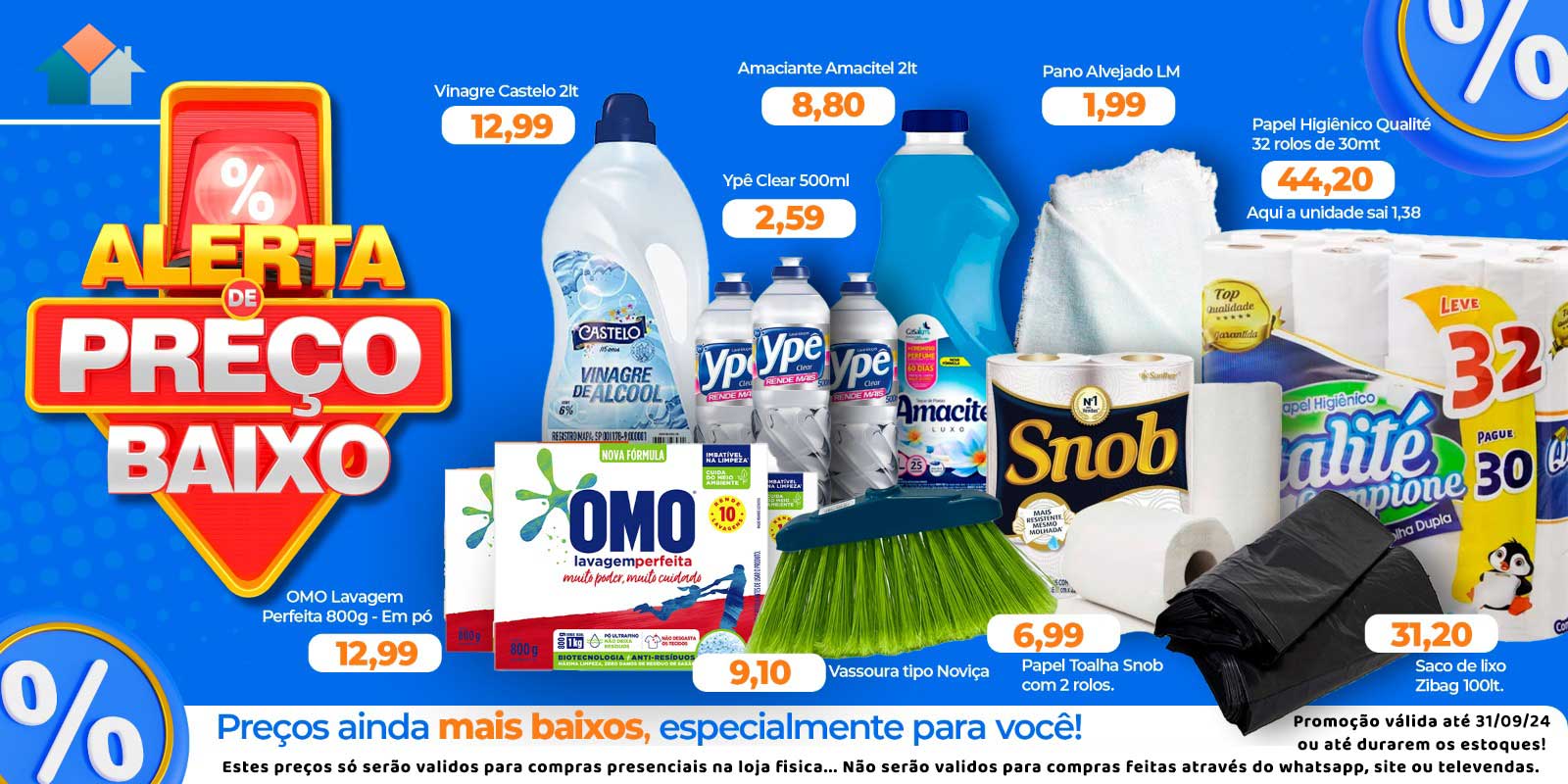 produtos de limpeza