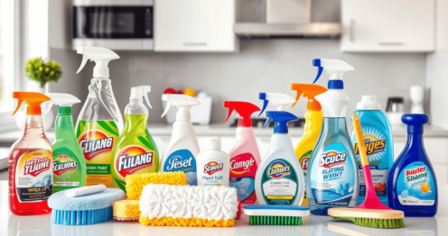 Produtos de limpeza