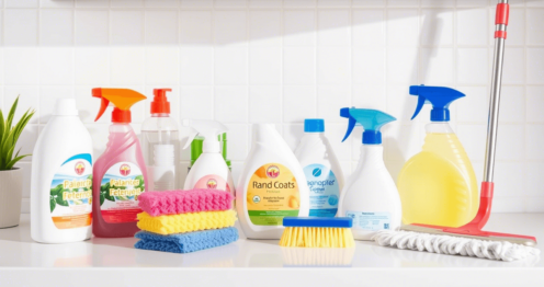 produtos de limpeza