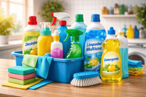 Produtos de limpeza