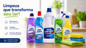 produtos de limpeza