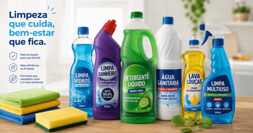 Produtos de limpeza