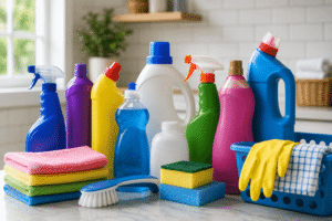 produtos de limpeza
