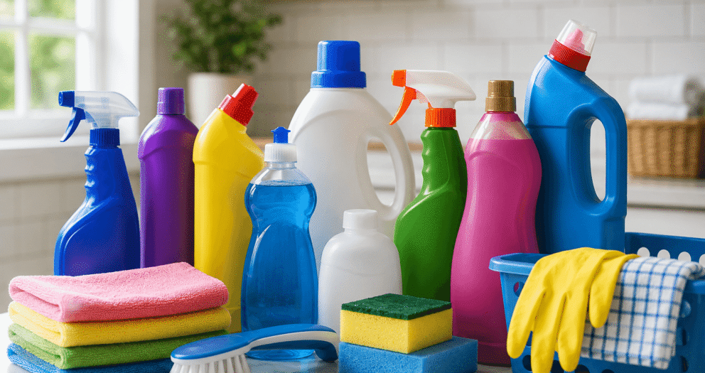 produtos de limpeza