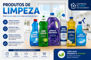 Produtos de limpeza