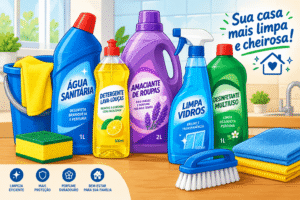 produtos de limpeza